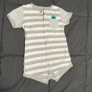 Monster Striped Romper